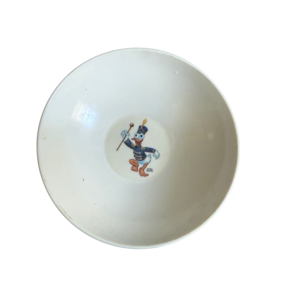Vintage Disney Donald Duck band Sun Valley Melmac 5.5 in‎ small bowl collectible